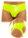 Slip Bottomless Viral Vinyl - Jaune fluo