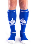 Chaussettes Fuck Party Pockets - Bleu/blanc